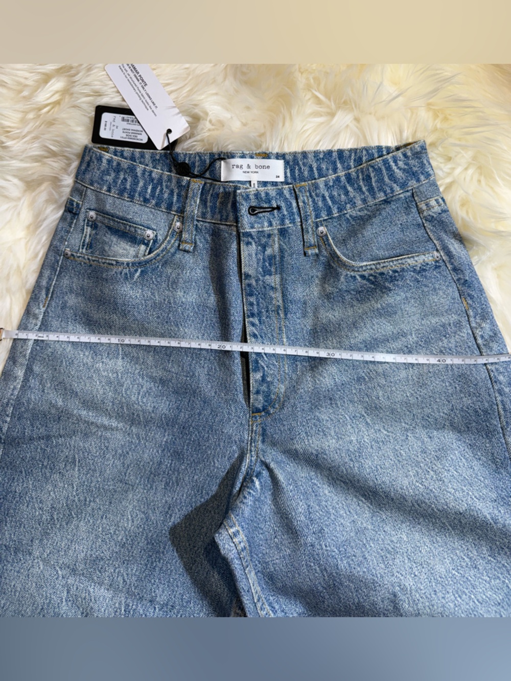 rag & bone Miramar Ponte Denim Shorts | McKenna Short | Size 24 | NWT - Picture 7 of 12